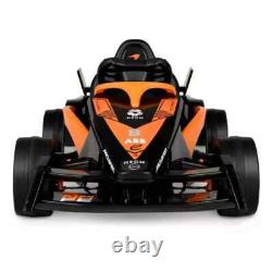McLaren Formula F1 Race Car 12V Battery-Powered Vehicle, Ages 3+, Orange/Black