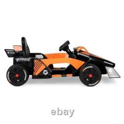 McLaren Formula F1 Race Car 12V Battery-Powered Vehicle, Ages 3+, Orange/Black