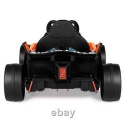 McLaren Formula F1 Race Car 12V Battery-Powered Vehicle, Ages 3+, Orange/Black