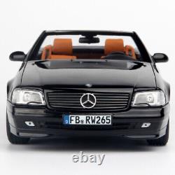 Mercedes-Benz SL500 1999 Black Norev 118 Scale Diecast Car Model Alloy Vehicles