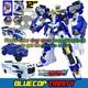 Metal Cardbot S Transform Action Figure Cop Police Car Vehicle Robot Toy For Boy