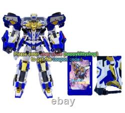 Metal Cardbot S Transform Action Figure Cop Police Car Vehicle Robot Toy For Boy