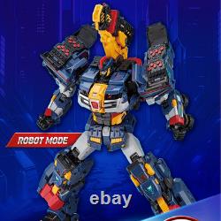 Metal Cardbot W Night Griffon Solidhorn Transforming Robot Toy Car Vehicle