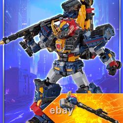 Metal Cardbot W Night Griffon Solidhorn Transforming Robot Toy Car Vehicle