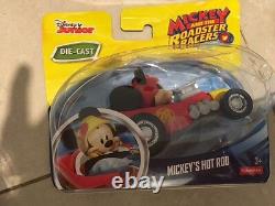 Mickey and Roadster Racers Set of 9 Donald Mickey Goofy Minnie