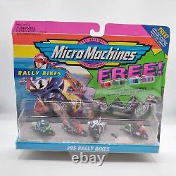 Micro Machines #25 Rally Bikes & 4 Bonus Mini Insiders Damaged 1995 64630 Galoob