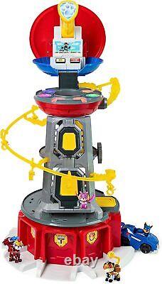 Mighty Lookout Tower 4 Exclusive Bonus Action Figures Toy Car Lights and Sounds