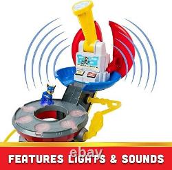 Mighty Lookout Tower with 4 Exclusive Bonus Action Figures, Toy Car, Lights and