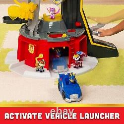 Mighty Lookout Tower with 4 Exclusive Bonus Action Figures, Toy Car, Lights and