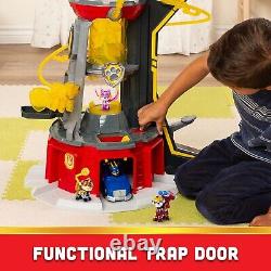 Mighty Lookout Tower with 4 Exclusive Bonus Action Figures, Toy Car, Lights and
