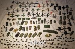 Military Micro Machines 1990s LGTI Lot 215 Tanks Planes Figures Vehicles Terror