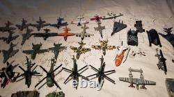 Military Micro Machines 1990s LGTI Lot 215 Tanks Planes Figures Vehicles Terror