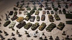 Military Micro Machines 1990s LGTI Lot 215 Tanks Planes Figures Vehicles Terror