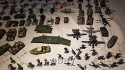 Military Micro Machines 1990s LGTI Lot 215 Tanks Planes Figures Vehicles Terror