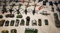 Military Micro Machines 1990s LGTI Lot 215 Tanks Planes Figures Vehicles Terror
