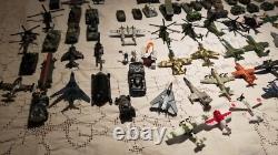 Military Micro Machines 1990s LGTI Lot 215 Tanks Planes Figures Vehicles Terror