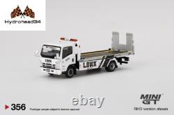 Mini GT Isuzu N-Series Vehicle Transporter LBWK White 164 Scale NEW in box