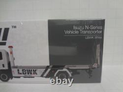 Mini GT Isuzu N-Series Vehicle Transporter LBWK White 164 Scale NEW in box