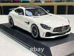 Minichmaps 118 Model Car Benz AMG GT-R 2021 Alloy Die-Cast Vehicle- White