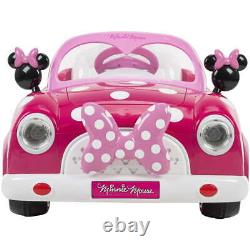 Minnie Mouse Convertible Car Battery-Powered Vehicle with Sound Effects, Ages 3+