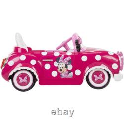 Minnie Mouse Convertible Car Battery-Powered Vehicle with Sound Effects, Ages 3+