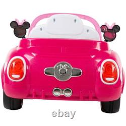 Minnie Mouse Convertible Car Battery-Powered Vehicle with Sound Effects, Ages 3+