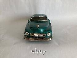 Mizuno Nihon Alps Seisakusho Tin Toy Car Green Buick Electromobile Japan 50's