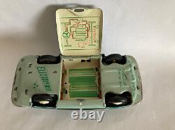 Mizuno Nihon Alps Seisakusho Tin Toy Car Green Buick Electromobile Japan 50's