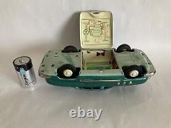 Mizuno Nihon Alps Seisakusho Tin Toy Car Green Buick Electromobile Japan 50's