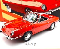 Model Car Fiat 850 Sport Cabriolet Red Scale 118 vehicles road