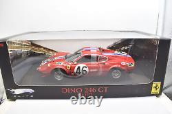 Model Car Rally Scale 118 Ferrari Dino 246 Gt Hotwheels diecast vehicles