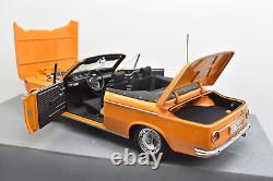 Model Car Scale 118 BMW 2002 Cabrio Convertible diecast vehicles road