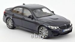 Model Car Scale 118 Norev BMW M3 Competition 2017 Blue diecast vehicles