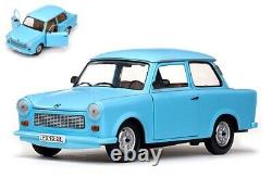 Model Car Scale 118 Trabant 601 Blue diecast vehicles road collection