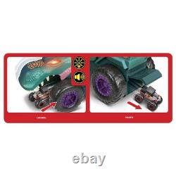 Monster Trucks Car Chompin' Mega-Wrex, Large Toy Monster Truck & Toy Car, Eat