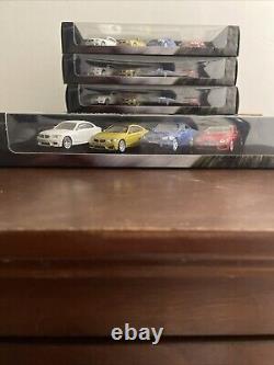 NEW! BMW Boutique M CAR COLLECTION 164 Scale Diecast 4 Car Set