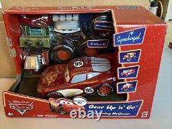 NEW Hard to Find Disney Pixar Cars L5793 Gear Up'n' Go Lightning McQueen Toy