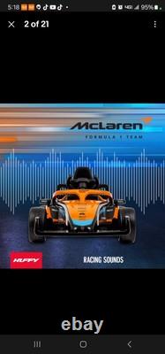 NEW Huffy Mclaren F1 Race Car Battery Ride-On Toy 12V Remote Control Vehicle