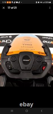 NEW Huffy Mclaren F1 Race Car Battery Ride-On Toy 12V Remote Control Vehicle