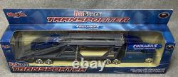 NEW Maisto Allstars Metallic Blue Transporter Hauler withExclusive Vehicle RARE