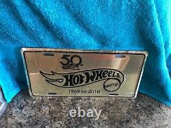 NEW Mattel Hot Wheels 50th Anniversary Convention 1 of 500 License Plate sealed