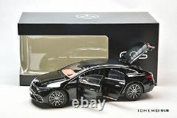 NZG 1/18 Benz EQS 2022 Pure Electric Vehicle Diecast Model Car Blue/Black/Gray