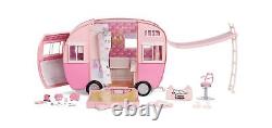 Na Na Na Surprise Kitty-Cat Camper Playset, Pink Toy Car Vehicle for Fashion