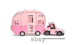 Na Na Na Surprise Kitty-Cat Camper Playset, Pink Toy Car Vehicle for Fashion