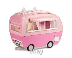 Na Na Na Surprise Kitty-Cat Camper Playset, Pink Toy Car Vehicle for Fashion