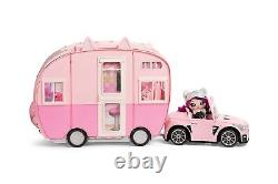 Na Na Na Surprise Kitty-Cat Camper Playset, Pink Toy Car Vehicle for Fashion