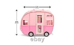Na Na Na Surprise Kitty-Cat Camper Playset, Pink Toy Car Vehicle for Fashion