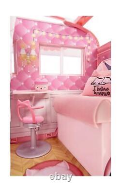 Na Na Na Surprise Kitty-Cat Camper Playset, Pink Toy Car Vehicle for Fashion