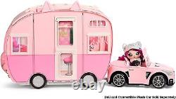 Na Na Na Surprise Kitty-Cat Camper Playset Pink Toy Car Vehicle for Fashion D