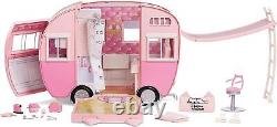Na Na Na Surprise Kitty-Cat Camper Playset Pink Toy Car Vehicle for Fashion D